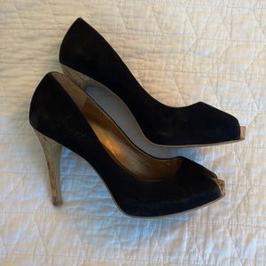 Guess Black Suede Heels